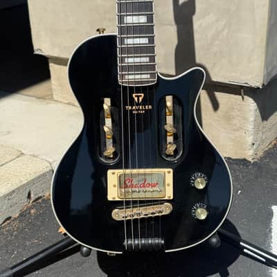 Used Traveler EG-1 Custom Electric Travel Guitar V2 Black image 1