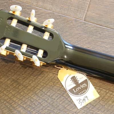 1990 Gibson Chet Atkins CE Classical Acoustic/Electric Solidbody Guitar Black + OHSC image 19