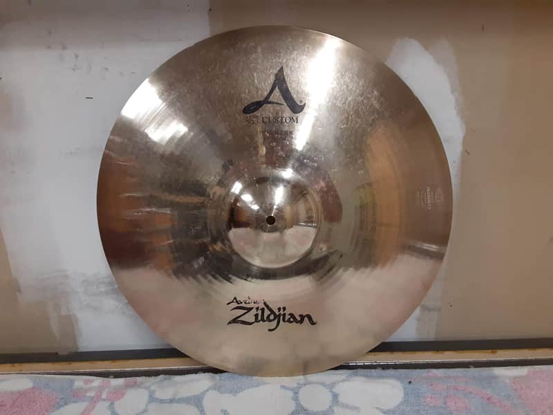 Zildjian 20" A Custom Medium Ride Cymbal 2002 - Present - Brilliant image 1