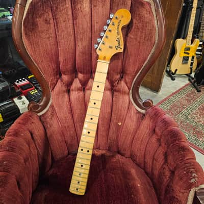 1971 Fender Stratocaster 4 bolt neck Natural complete with tuners image 1