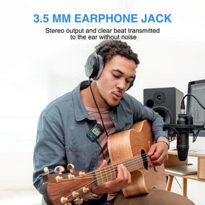 LEKATO Digital Metronome Rechargeable LCD Electronic Metronome with Timer Human Voice 10 Beat Sounds Volume Adjustable Clip on Mini M65 Metronome for Piano Guitar Flute Violin Drum image 7