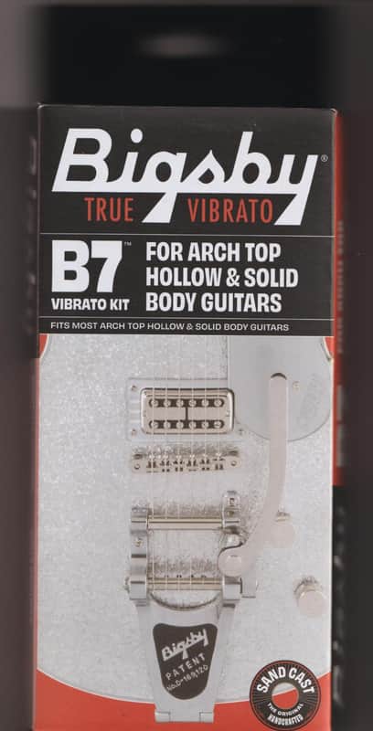 Bigsby® B7 Vibrato Tailpiece~Arch Top Solid & Semi Hollow Body Guitars~Brand New image 1