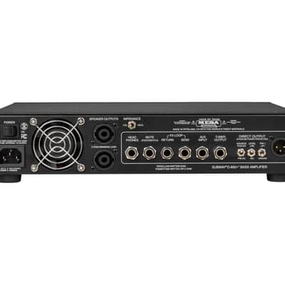 Mesa Boogie Subway D-800+ Bass Amp Head - Black (Open Box / Demo) image 4