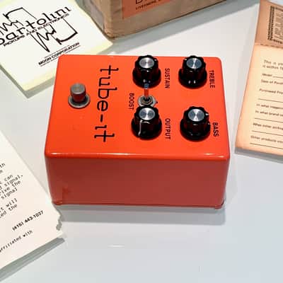 1980's Bartolini Tube-it Overdrive Booster Distortion * Museum Condition * NMINT, BOX, PAPERS image 7