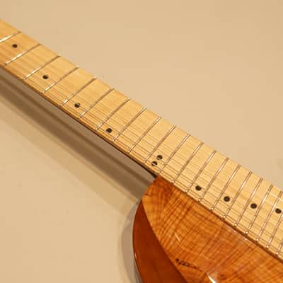 ABASI GUITARS Custom7 Multi Scale Burl Maple Top / Maple Fingerboard w/free shipping! image 5