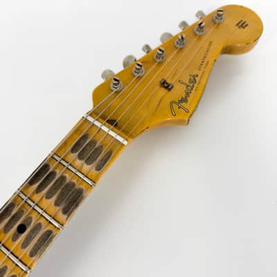 2023 Fender Custom Shop ’56 Heavy Relic Stratocaster – 3 Tone Sunburst image 3