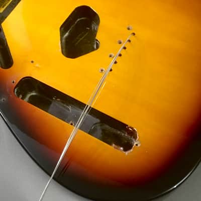 Lefty Fender Standard Telecaster 3 Tone Sunburst Tele Body Natural Relic Custom Build Project image 6