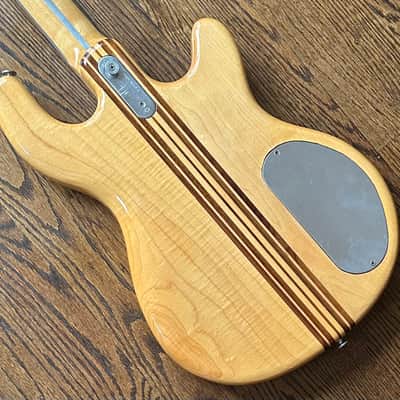RARE! 1979 Kramer DMZ 4001 LEFTY - Natural w/ OHSC image 13