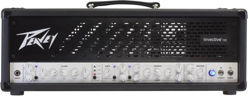 Peavey invective 120 Misha Mansoor Signature 3-Channel 120-Watt Guitar Amp Head 2017 - Present - Black image 1