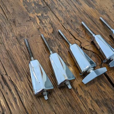 Pearl Bass Drum Tension Rods and Claws (x8) 1990s image 4