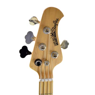 Ernie Ball Music Man StingRay 4-String Bass + Hipshot BT1 - Black image 5