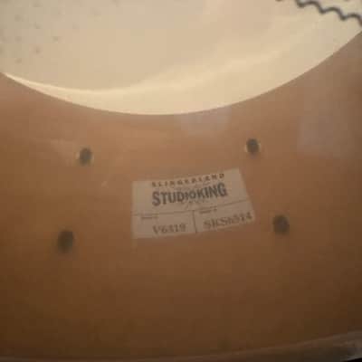 Slingerland Studio King Snare Drum Conway Badge Minty Like New image 2