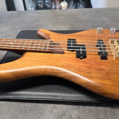 1995 Ibanez SR1000 Custom PJ Precision Jazz Bass Häussel and Lollar Custom Pickups MIJ FujiGen Wenge Bubinga Neck Stained Oil Natural Mahogany Japanese Japan Prestige SDGR Soundgear SR 1000 Bass Guitar image 18