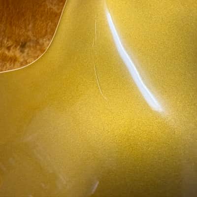 Gibson Custom Shop ’64 Trini Lopez 2022 Made to Measure All Gold w/ Factory Bigsby (381) image 8