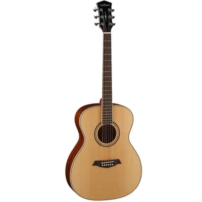 Parkwood S62 OM Body Acoustic Guitar - Natural image 1
