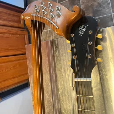 Gibson Style U Harp Guitar 1902 - 1927 - Ebony image 10
