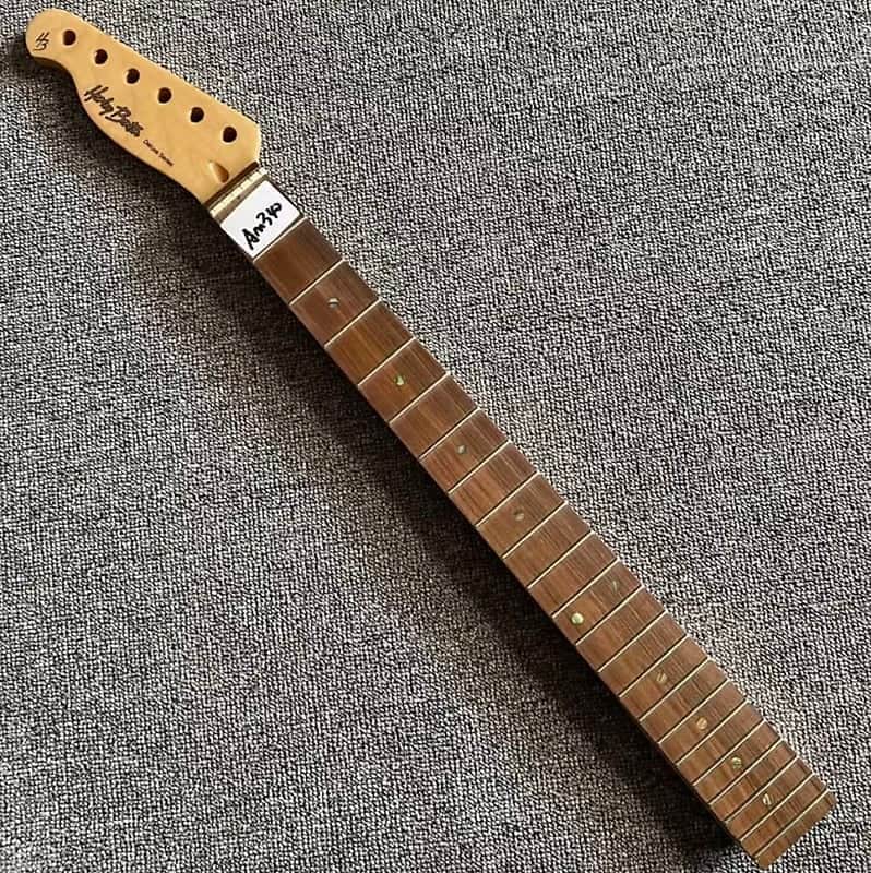 Harley Benton Lefty Maple Wood Tele Telecaster Style Guitar Neck, Rosewood 22 Frets Fingerboard image 1
