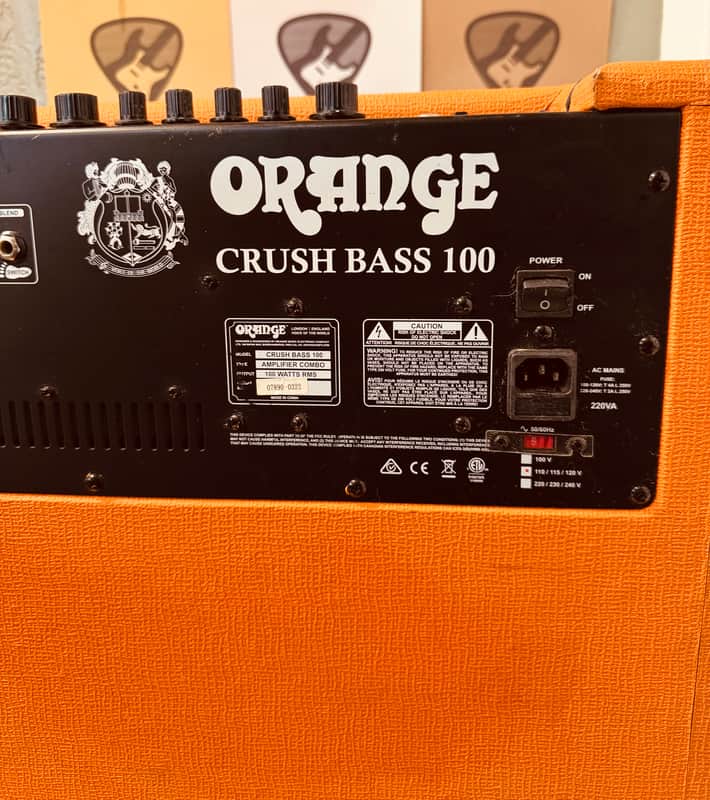 Orange Crush Bass 100 100-Watt 1x15" Bass Combo
