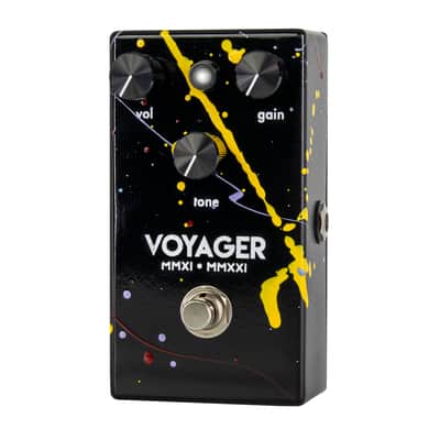 Walrus Audio Voyager Pre-Amp Overdrive 10-Year Anniversary Splatter Paint (Black) image 3