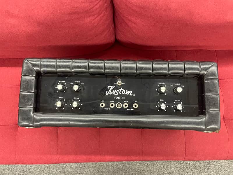 Kustom K200B-1 Amp 70's - Black Tuck & Roll image 1