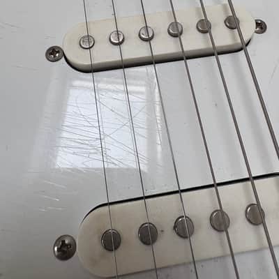 Squier Stratocaster Electric Guitar - Hot Rails Bridge Pickup image 6