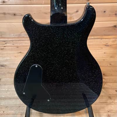 PRS S2 Mira 594 Electric Guitar - Black Rainbow Holoflake image 4