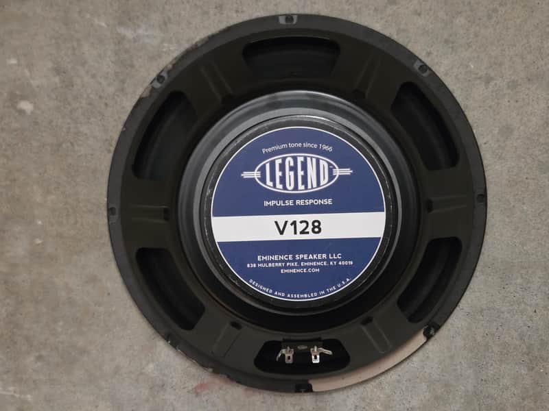 Eminence Legend V128 – 12" 120W 8 ohm – British‑Voiced, Smooth Top End image 1