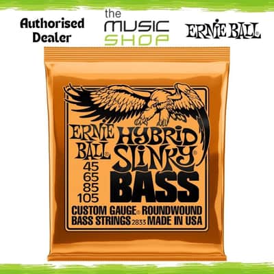 Ernie Ball Hybrid Slinky Nickel Wound Bass Guitar Strings, 45-105 - 2833 image 1