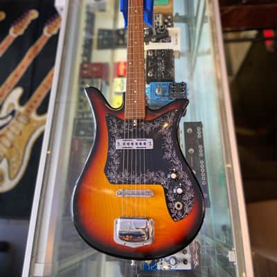 Teisco Sunburst E-110 Checkmate Tulip image 1