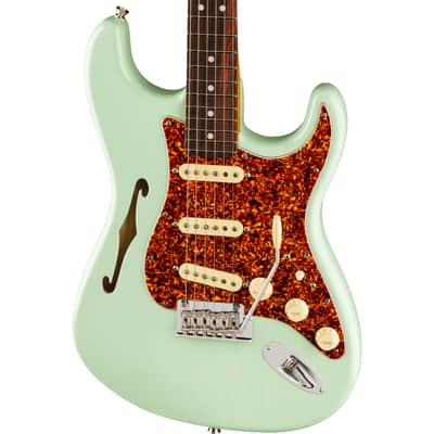 Fender American Professional II Stratocaster Thinline - Transparent Surf Green image 1