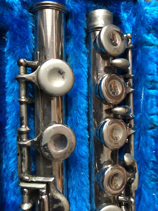 J .R Lafleur & Sons Flute - Silver plated - worn image 1