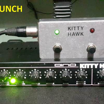 KITTY HAWK DINO guitar TUBE PREAMP !!! Ultra MEGA Rare !!! with footswitch image 9