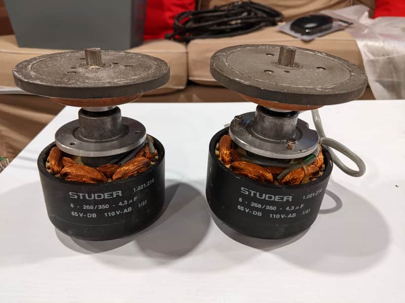 Studer PR 99 Reel Motors (Qty = 2) 1.021.210 image 1