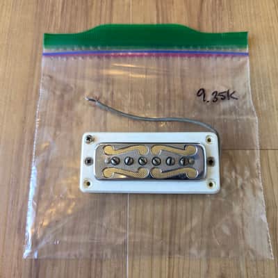 Vintage 1960's DeArmond Mustache Gold Foil Electric Guitar Pickup w/ Ring for Harmony Rocket! image 1