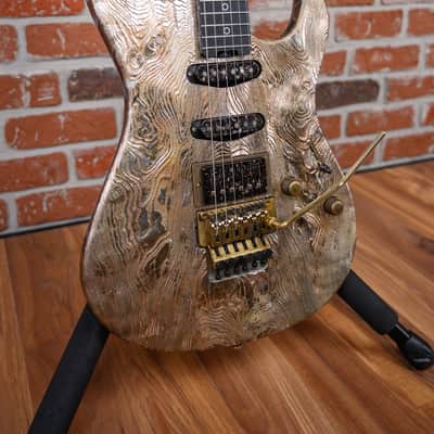 ESP Exhibition Limited Original Series Snapper CTM FR Sand Blasted Maziora Gold Leaf 2017 w/OHSC image 9