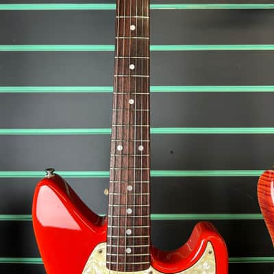 Fender MIJ Jagstang Fiesta Red 1996-97 Electric Guitar image 9