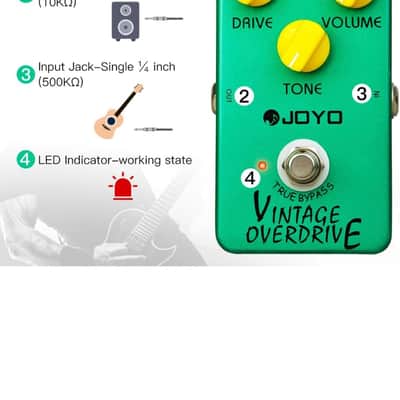 Joyo JF-01 Vintage Overdrive 2010s - Green image 5