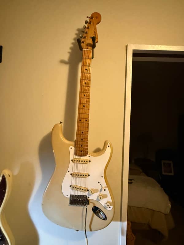 Fender Stratocaster 1958 - Oly white/ cream faded