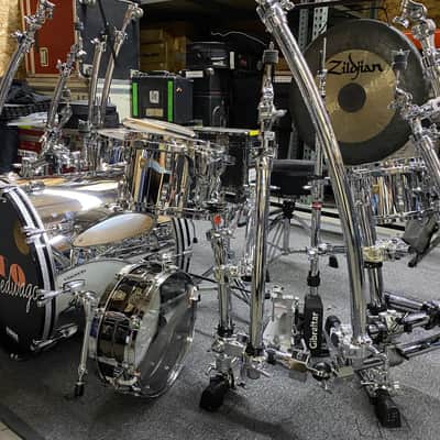 REO Speedwagon, Bryan Hitt’s 2016 Ludwig -Gibraltar Complete Drum Set. Band Signed! Extras! image 19