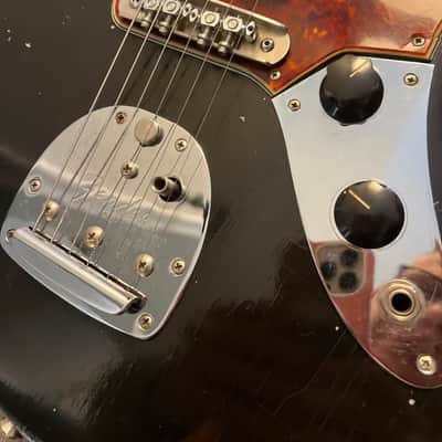 1963 Fender Jaguar – Black Refinish – Mastery Bridge + Original Bridge – Hardshell Case image 20