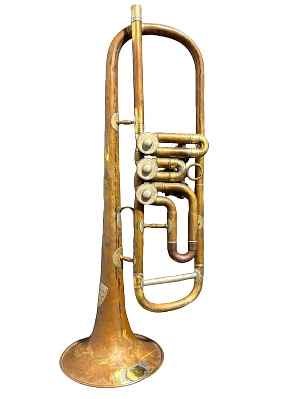 Vintage Chr. Reisser Rotary Trumpet (Used) image 1