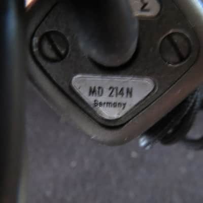 SENNHEISER MD214 VINTAGE OMNI DYNAMIC LAVALIER MICROPHONE W/XLR CABLE image 6
