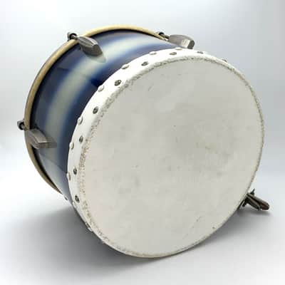Used Vintage Slingerland Radio King 4pc Drum Set Blue Duco - Good image 10
