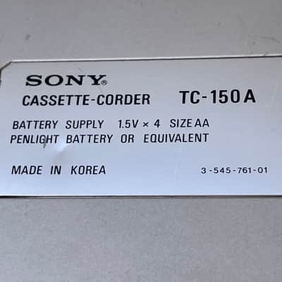 Sony TC-150A Cassette Player 70s image 8