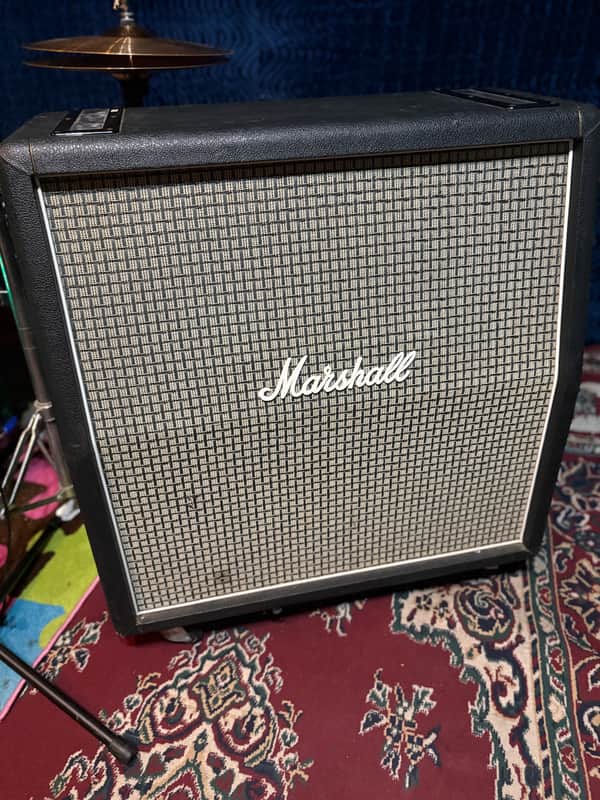 Marshall 1960AX 100-Watt 4x12" Angled Guitar Speaker Cabinet 1990 - Present - Black image 1
