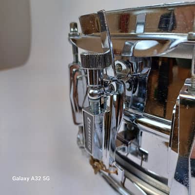 Ludwig Supraphonic 5x14" Snare Drum Vintage 70s Blue/Olive#1224386 10Lug Chicago image 4