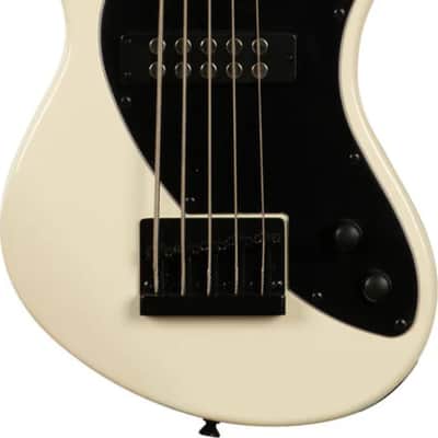 Kala Solid Body Fretless 5-String Electric U-BASS, Laurel Fingerboard, Sweet Cream image 1