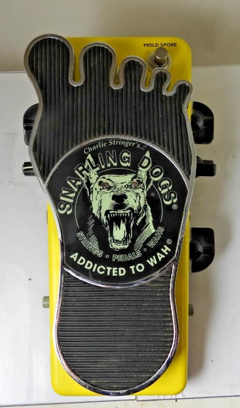 Snarling Dogs Mold Spore Psycho Scumatic Wah Ring Modulator Effects Pedal RARE image 1