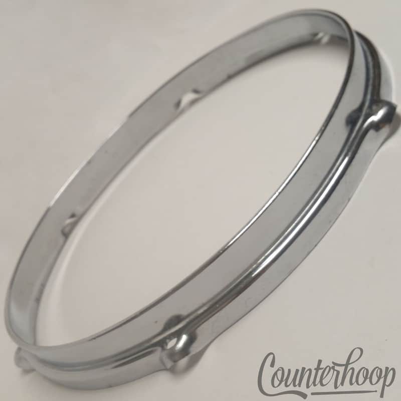 Yamaha 13"Tom Drum Aluminum Triple-Flange Stick-Saver Rim Vintage 80s Hoop Japan image 1