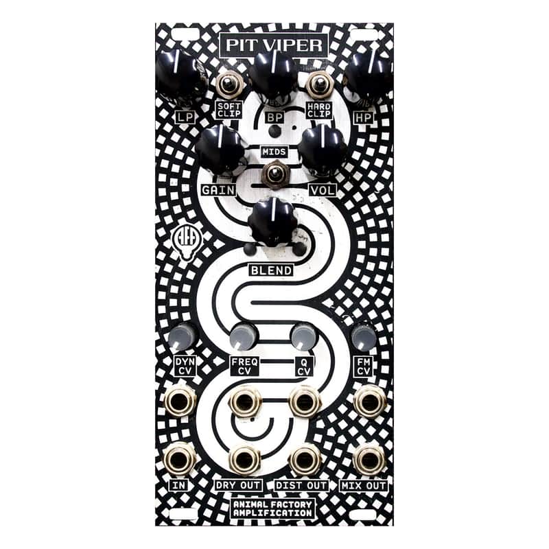 Animal Factory Amplification Pit Viper Eurorack Distortion Module image 1